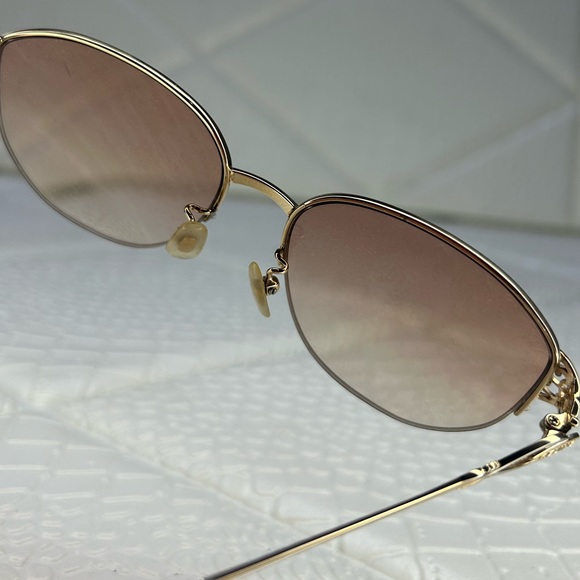 CELINE Oval Sunglasses Titan with Frames 54016-135 - Picture 9 of 13